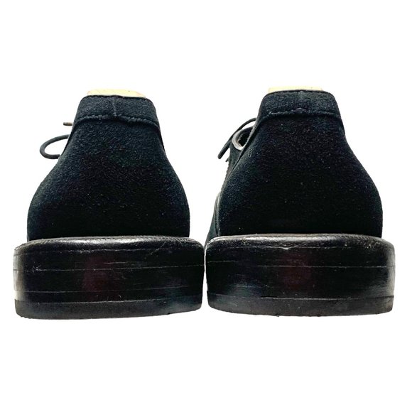 M. Gemi‎ Black Suede Cap Toe Dress Oxfords Shoes main image 5